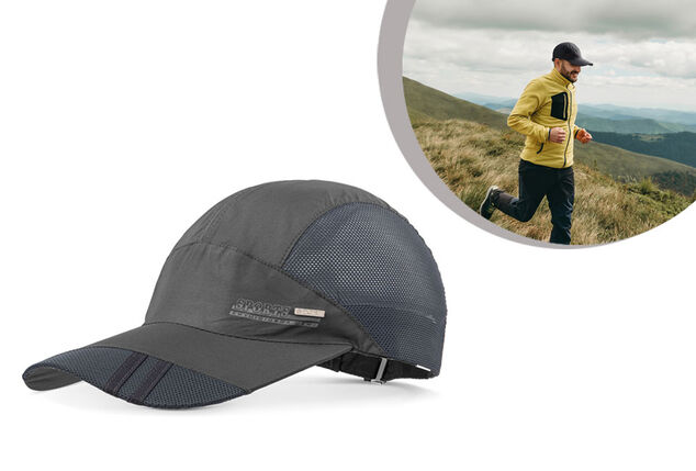 Gorra deportiva transpirable