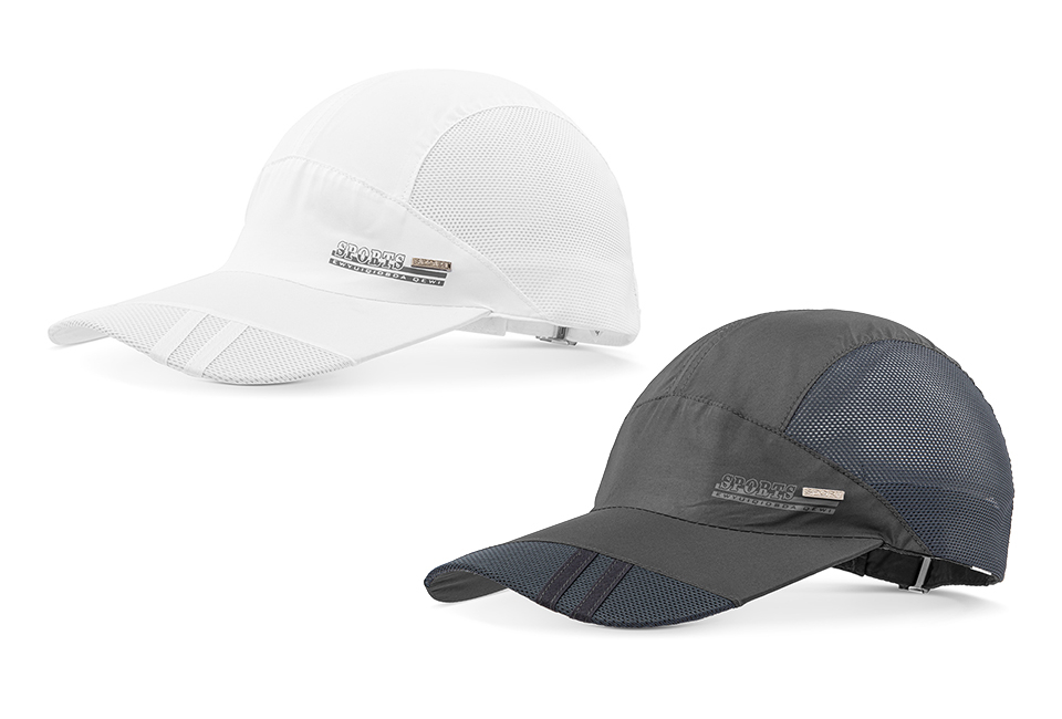 Gorra deportiva transpirable