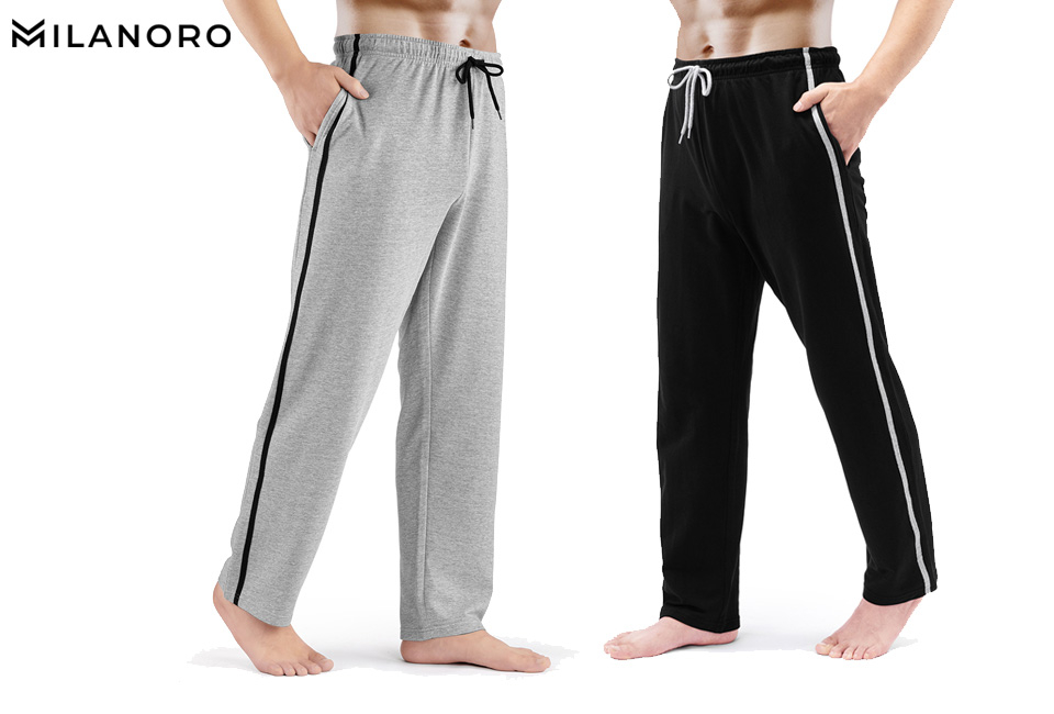 2 pantalons de jogging confortables pour hommes