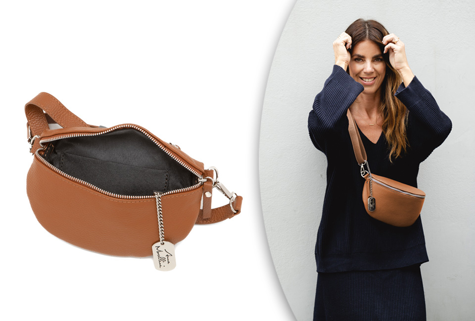 Italian leather handbag