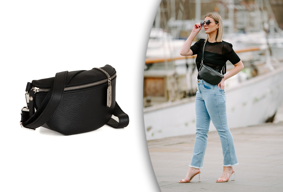Italian leather handbag