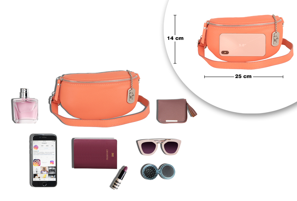 Italian leather handbag