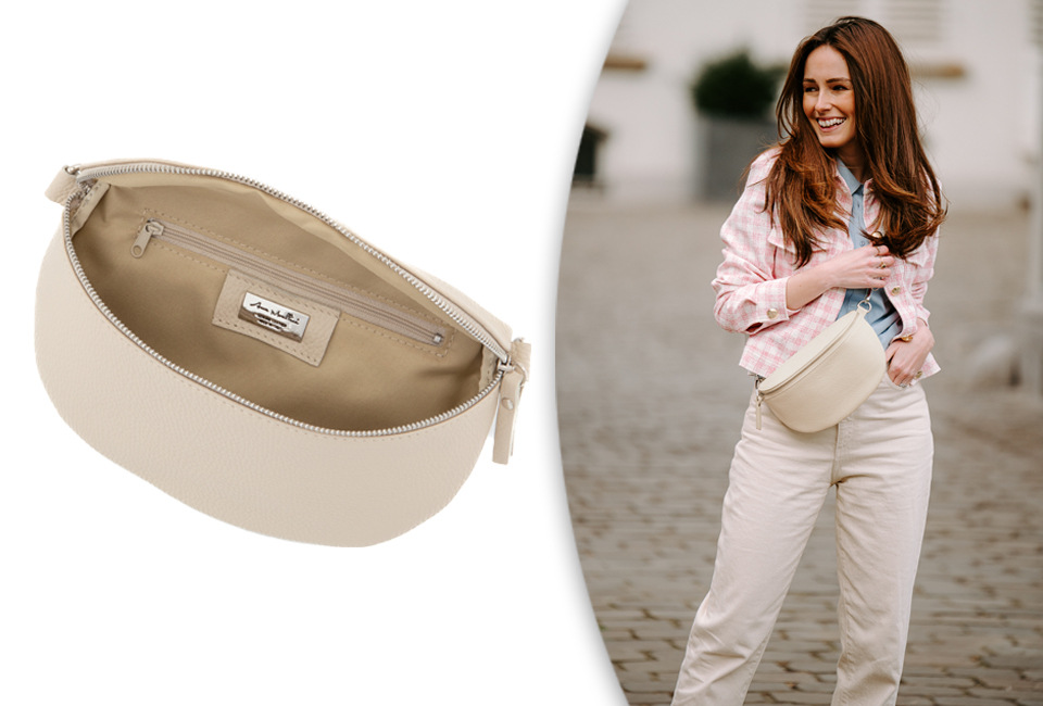 Italian leather handbag