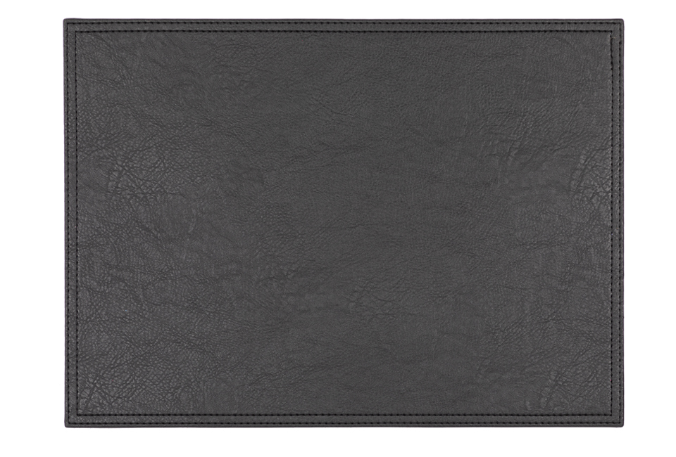 6 placemats van imitatieleer