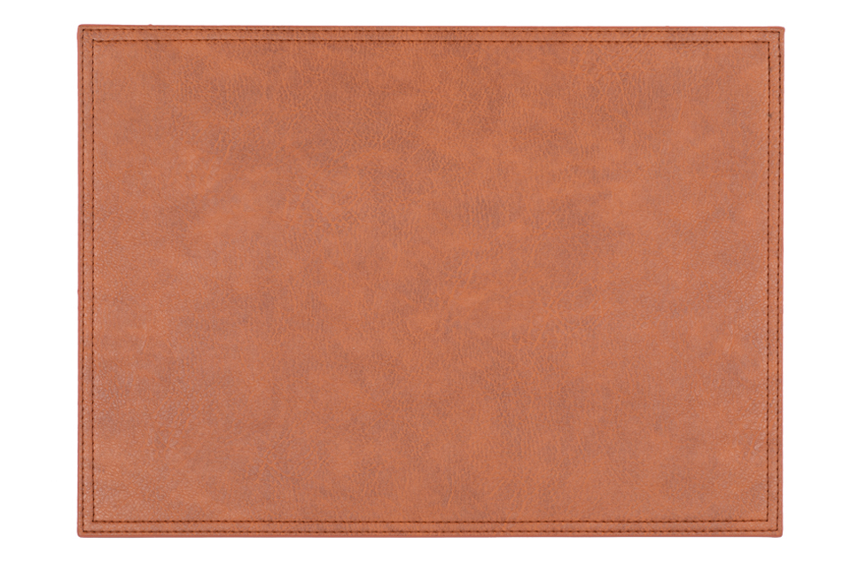 6 placemats van imitatieleer