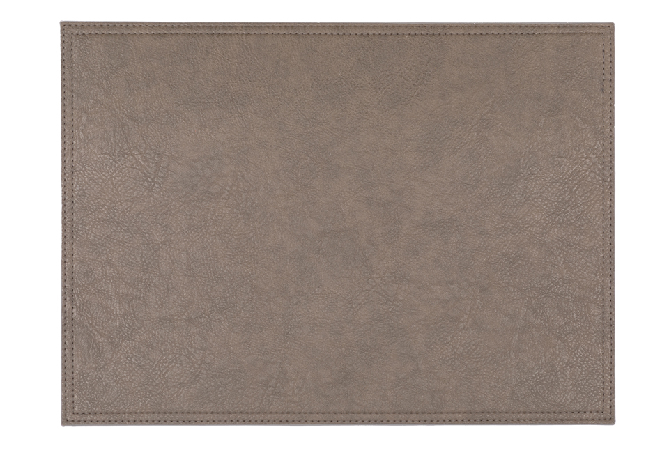 6 placemats van imitatieleer