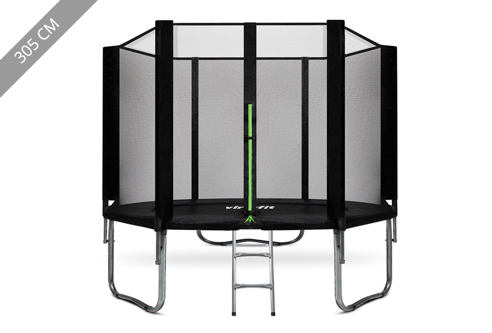 Trampoline avec filet de sécurité
