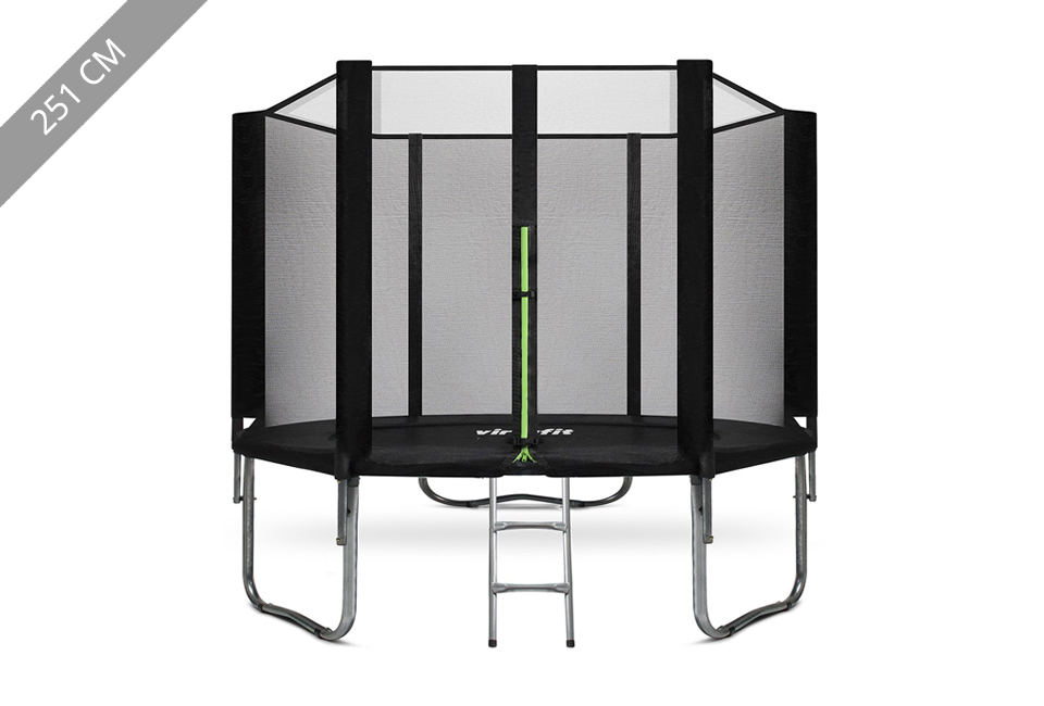 Trampoline avec filet de sécurité
