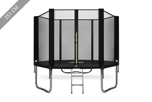 Trampoline avec filet de sécurité