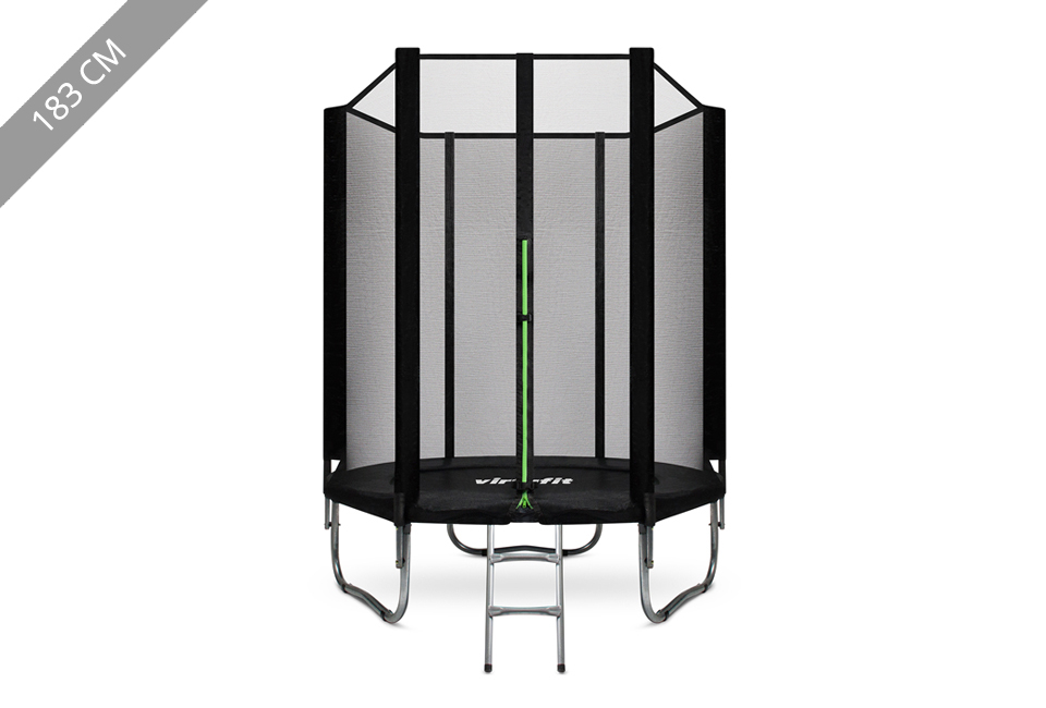 Trampoline avec filet de sécurité