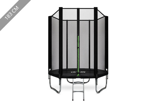 Trampoline avec filet de sécurité