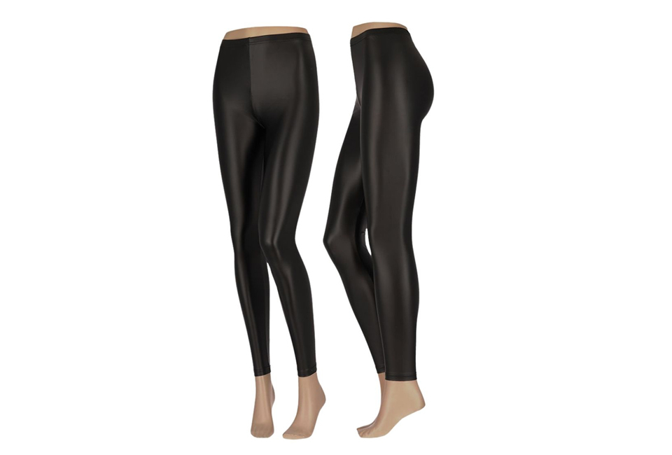 Leggings élégants en simili cuir pour femmes