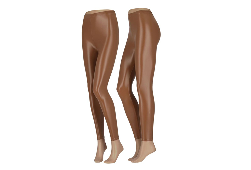 Leggings élégants en simili cuir pour femmes