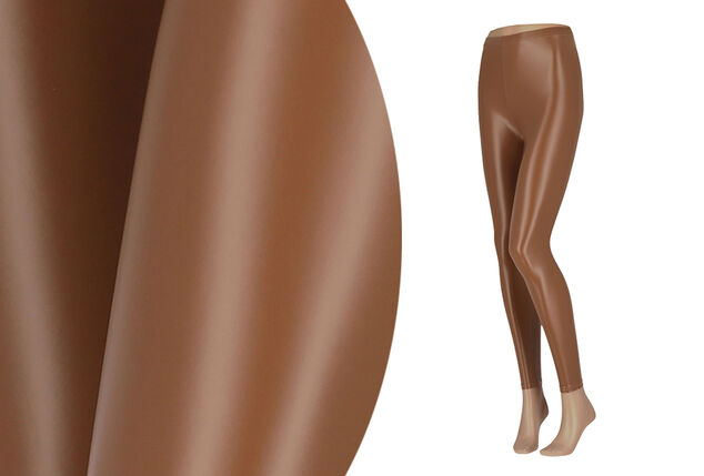 Leggings élégants en simili cuir pour femmes