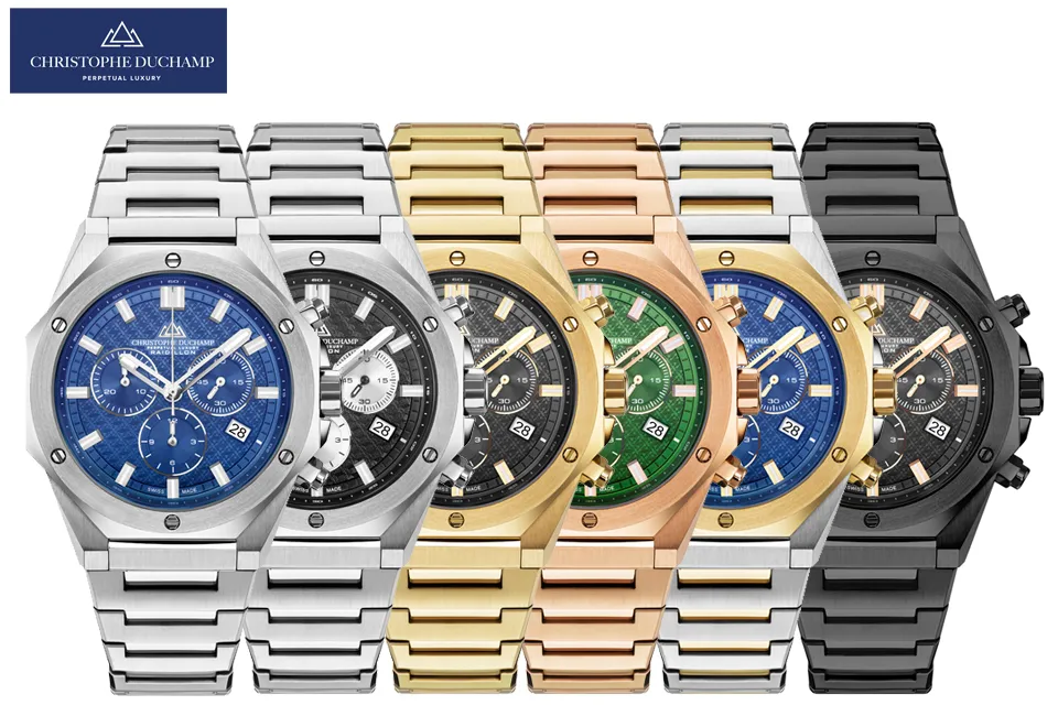 Montre sign&eacute;e pour hommes Christophe Duchamp