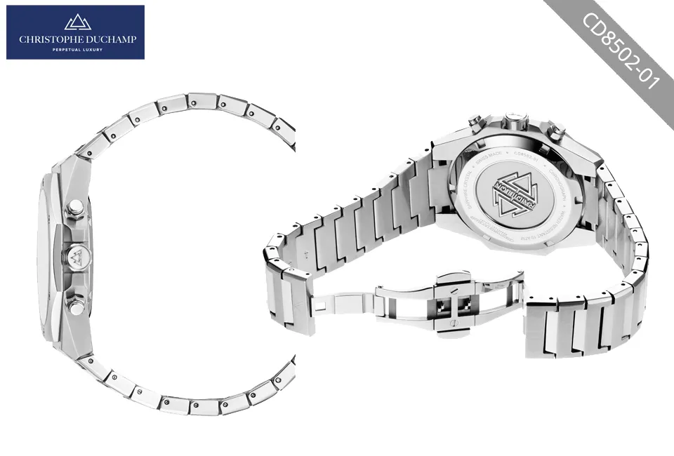 Montre sign&eacute;e pour hommes Christophe Duchamp