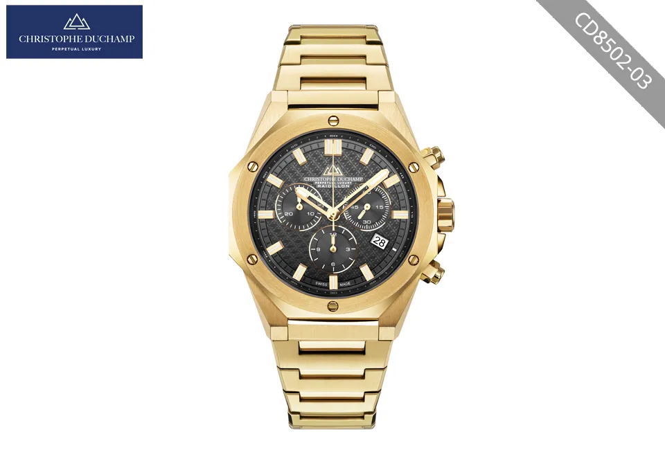 Montre sign&eacute;e pour hommes Christophe Duchamp