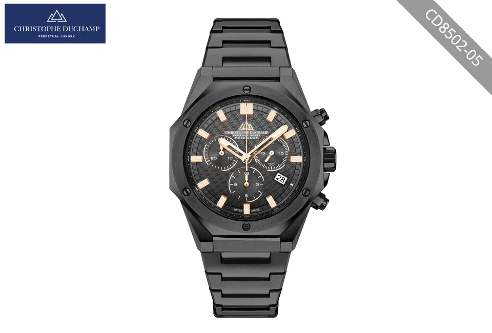 Montre sign&eacute;e pour hommes Christophe Duchamp