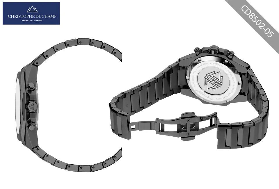 Montre sign&eacute;e pour hommes Christophe Duchamp