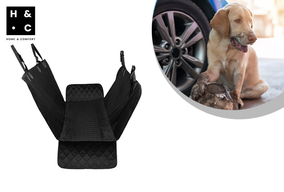 Couverture pour chien &agrave; glisser dans votre voiture