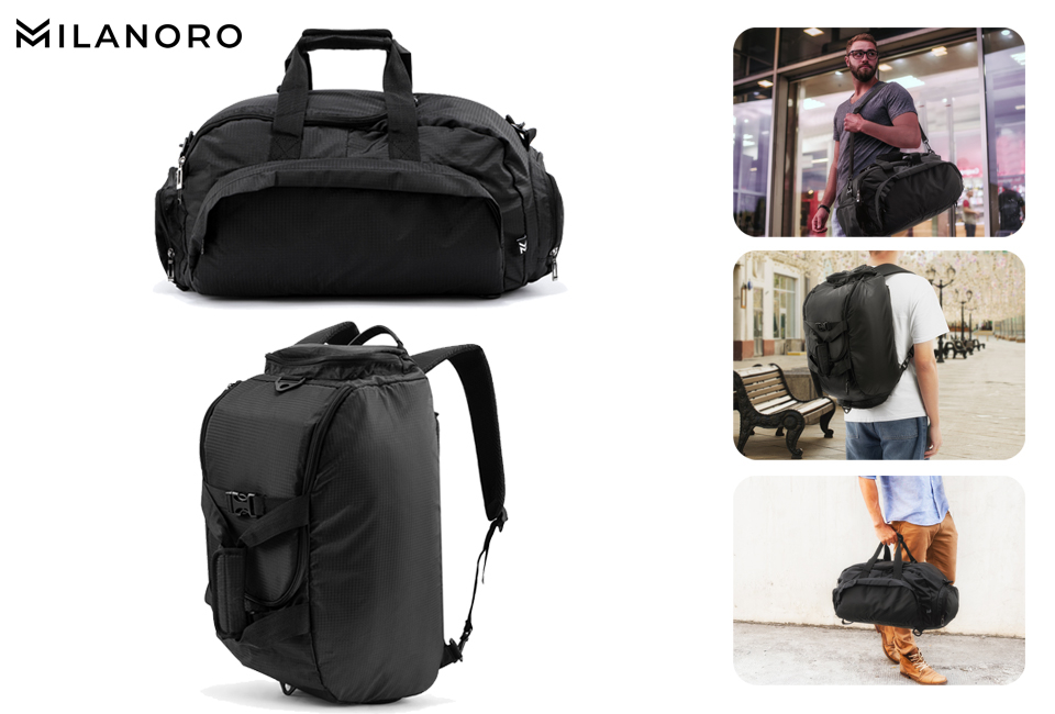 Zaino e borsa sportiva 2 in 1