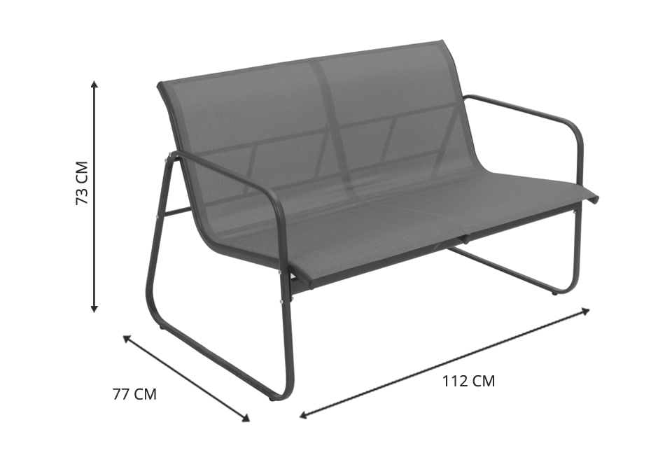 Vierdelige comfortabele loungeset 
