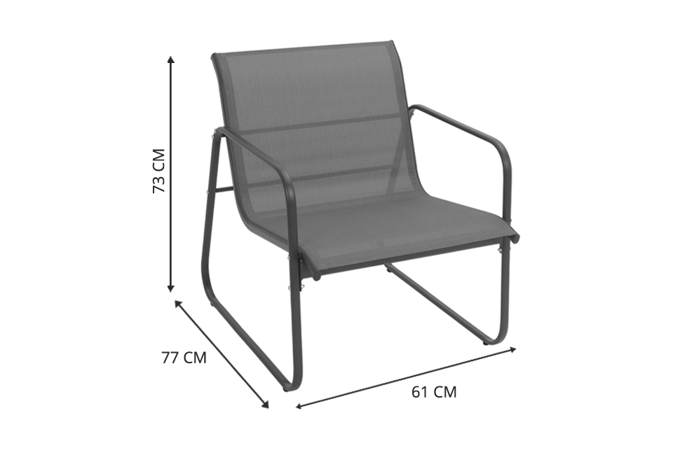 Vierdelige comfortabele loungeset 