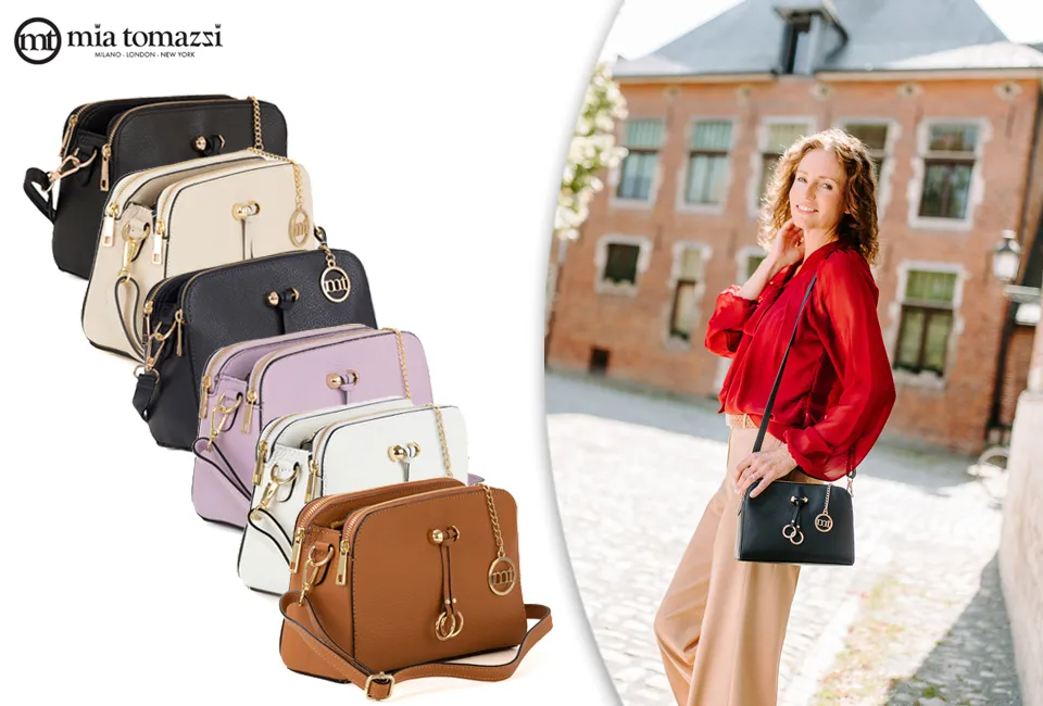 Elegante Lederhandtasche