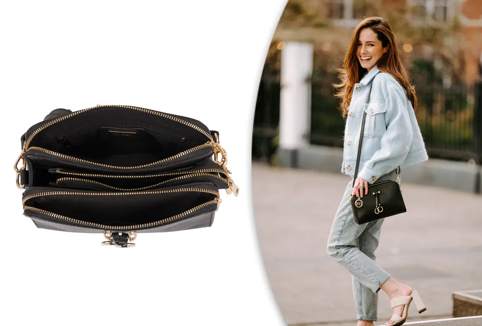 Elegante Lederhandtasche