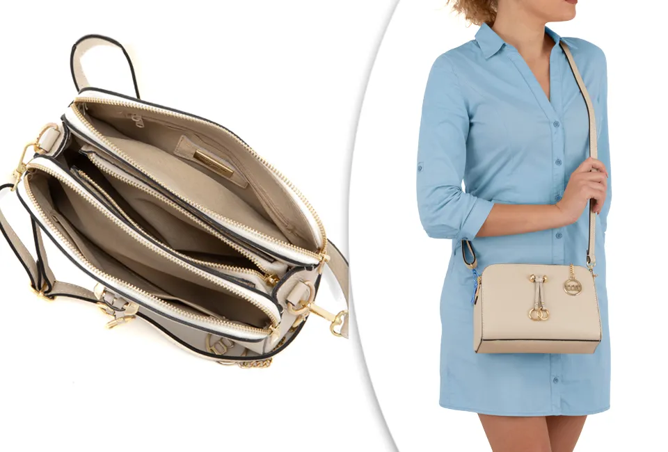 Elegante Lederhandtasche