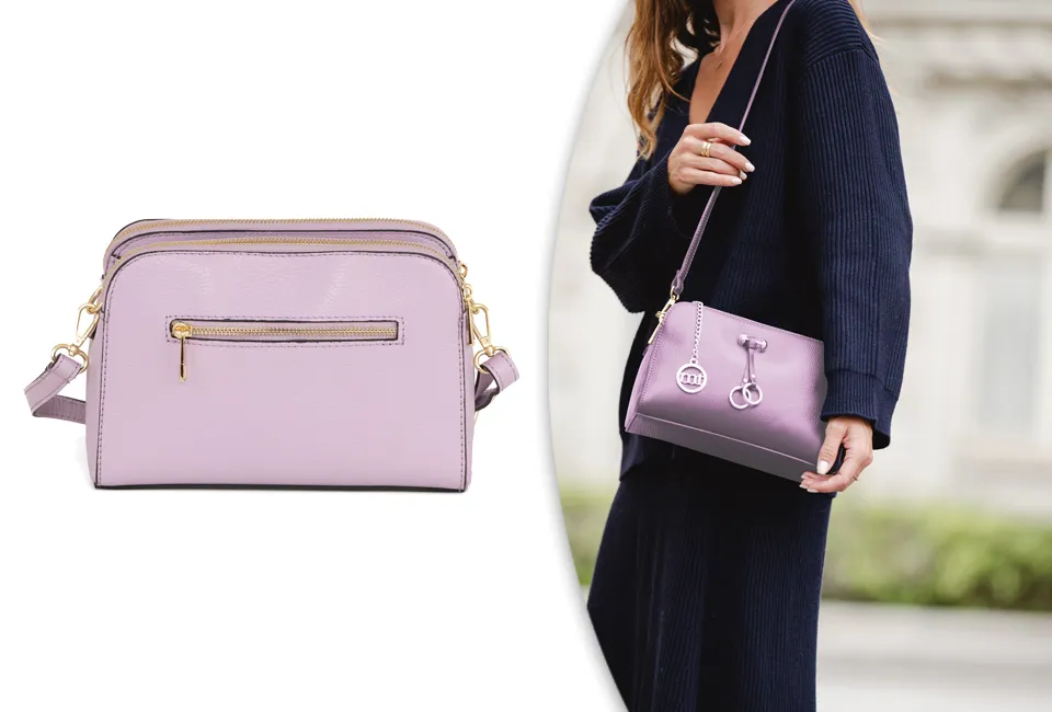 Elegante Lederhandtasche