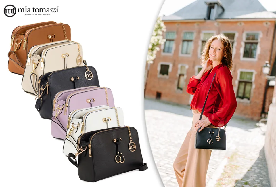 Elegante Lederhandtasche