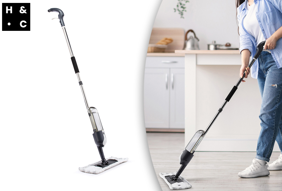 Multifunctional mop with built-in spray function