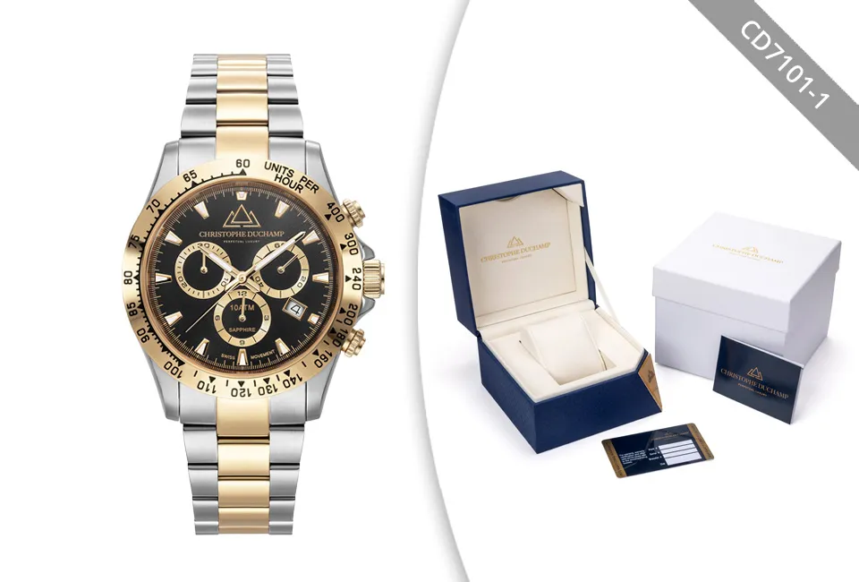 Montre sign&eacute;e pour hommes Christophe Duchamp