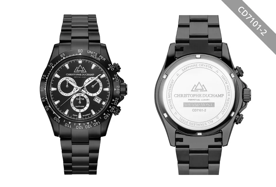 Montre sign&eacute;e pour hommes Christophe Duchamp