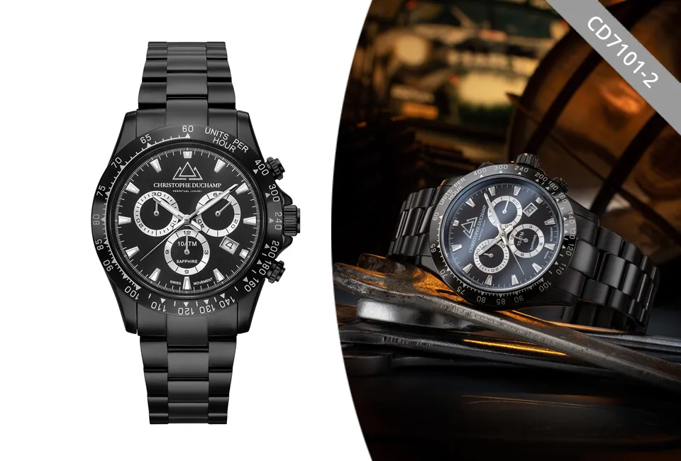 Montre sign&eacute;e pour hommes Christophe Duchamp