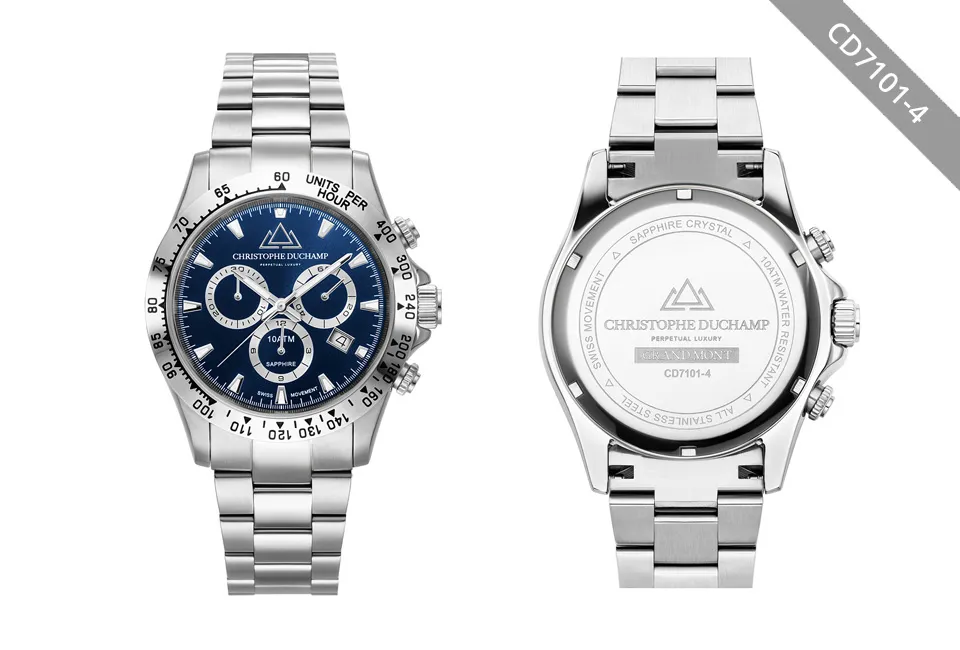 Montre sign&eacute;e pour hommes Christophe Duchamp