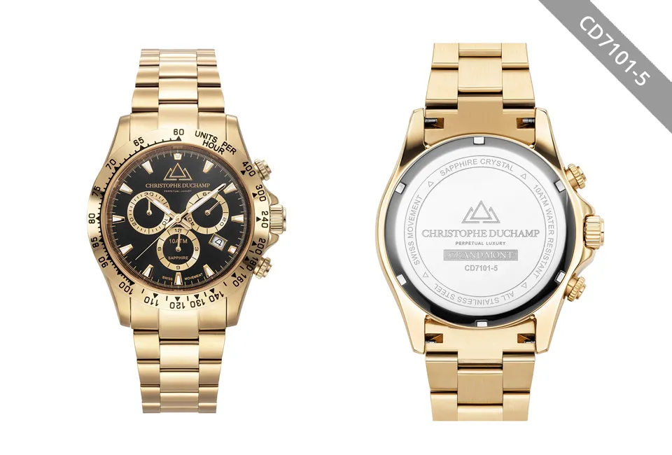 Montre sign&eacute;e pour hommes Christophe Duchamp