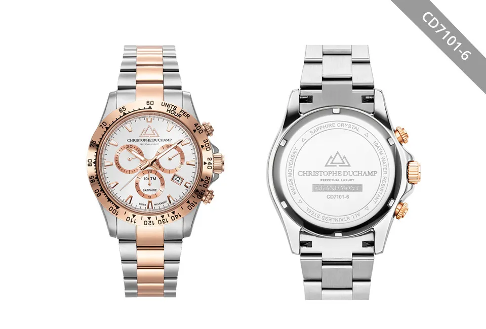 Montre sign&eacute;e pour hommes Christophe Duchamp