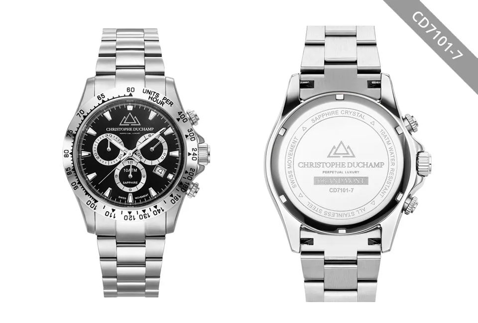 Montre sign&eacute;e pour hommes Christophe Duchamp