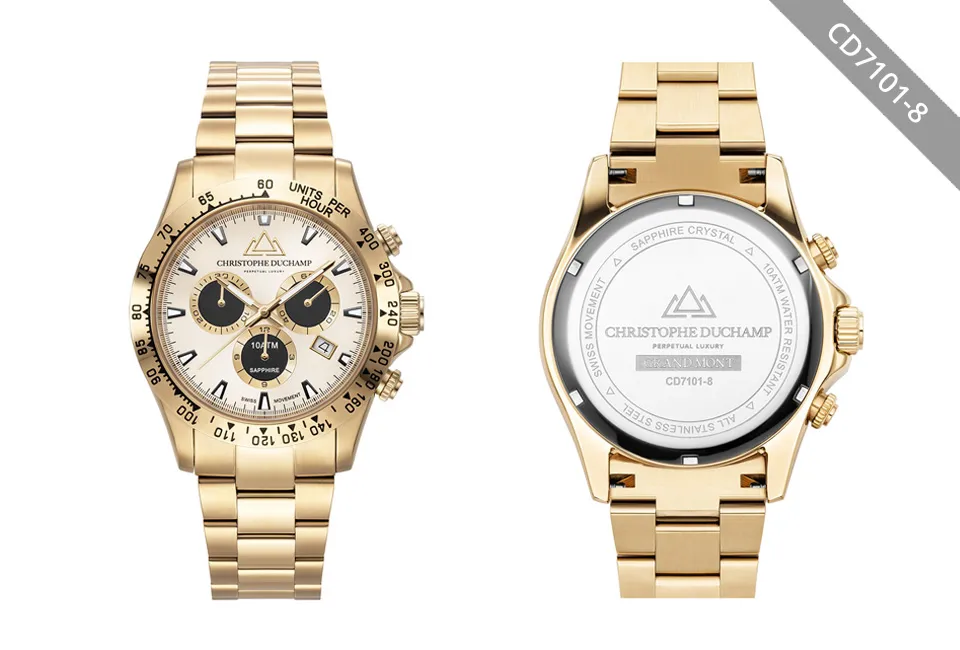 Montre sign&eacute;e pour hommes Christophe Duchamp