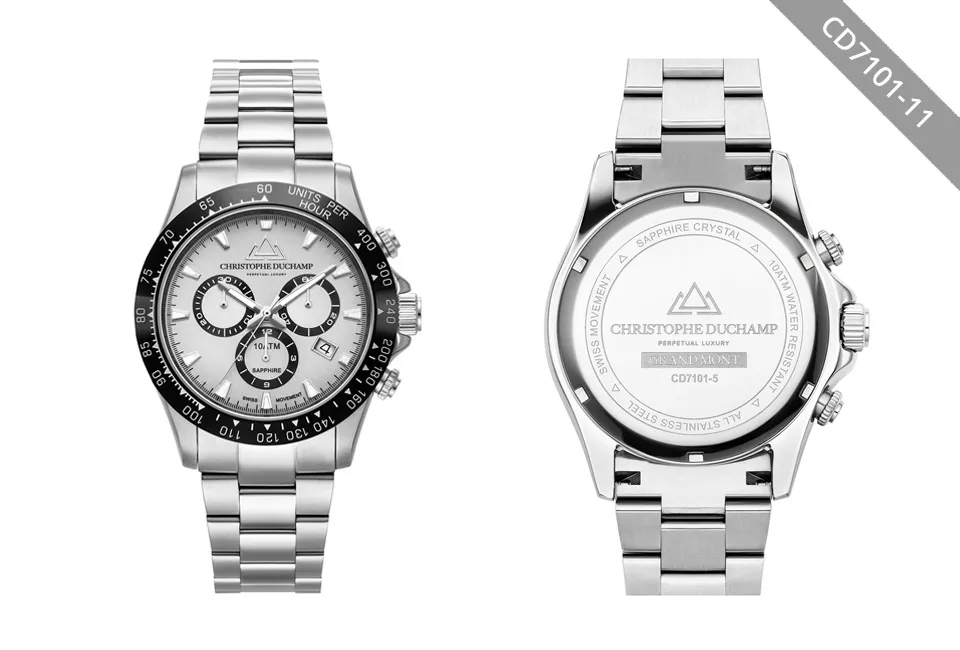 Montre sign&eacute;e pour hommes Christophe Duchamp