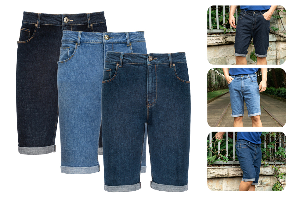 Short denim uomo