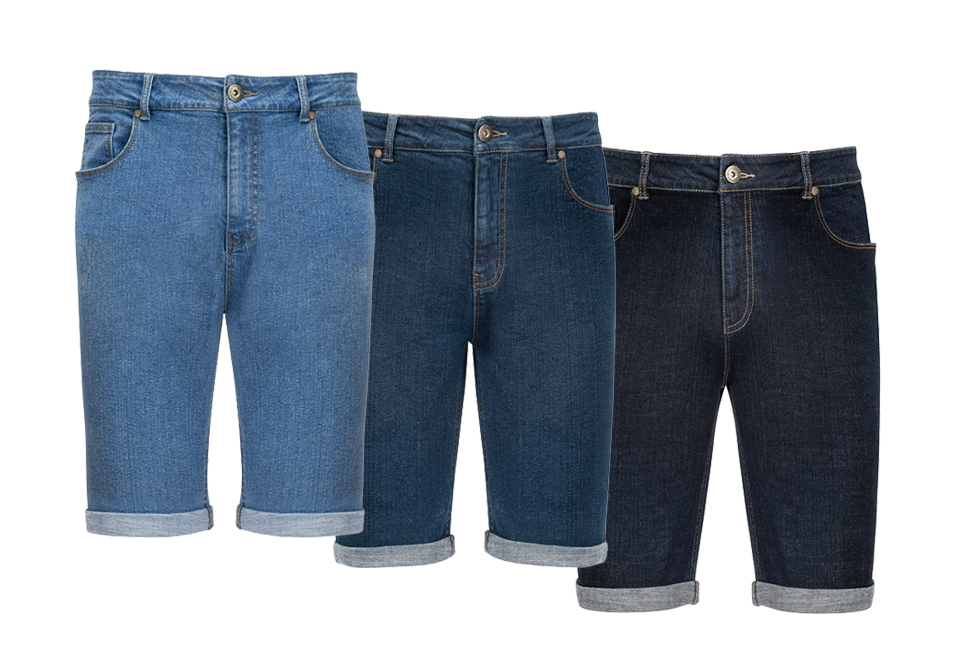 Short denim uomo