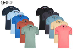 Elegante katoenen herenpolo — 1