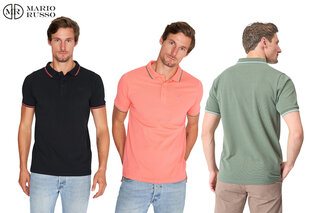 Elegante katoenen herenpolo — 11