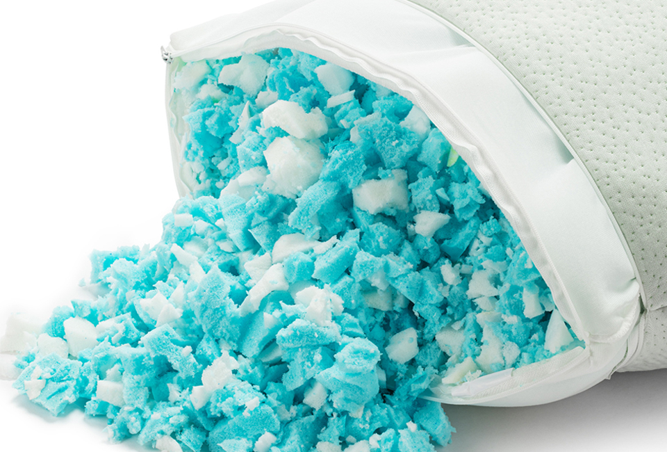 Memory foam hoofdkussen met bamboe hoes 1+1 gratis