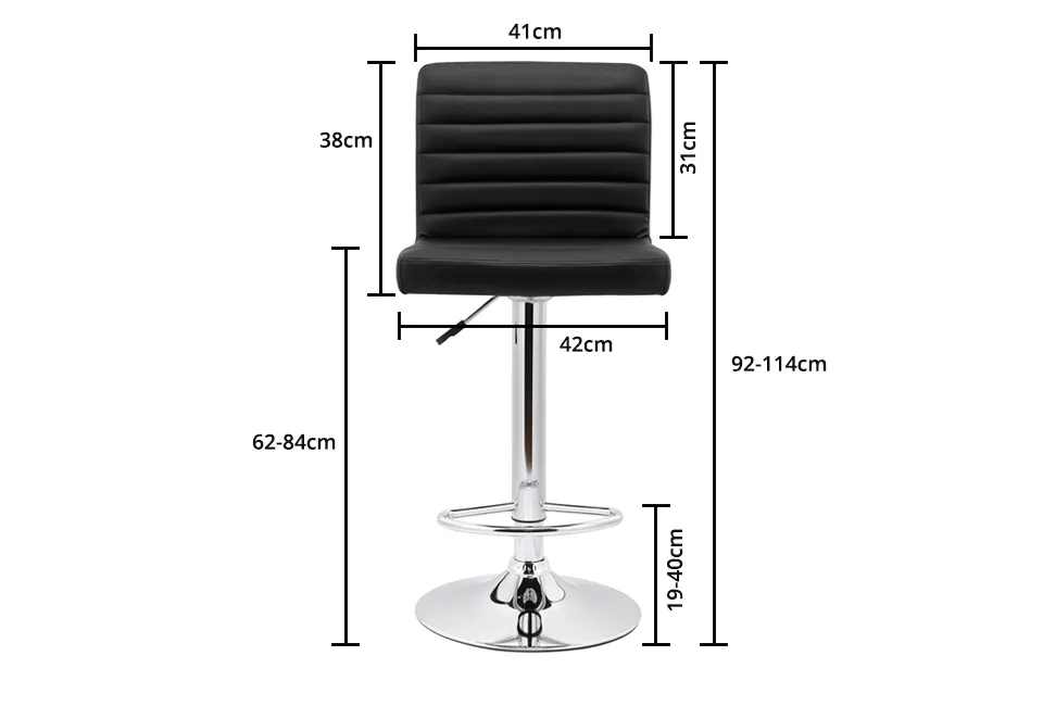 Set of 2 stylish bar chairs