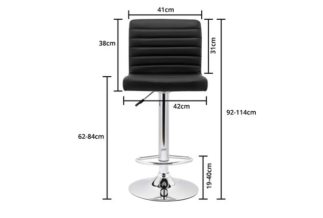 Set of 2 stylish bar chairs