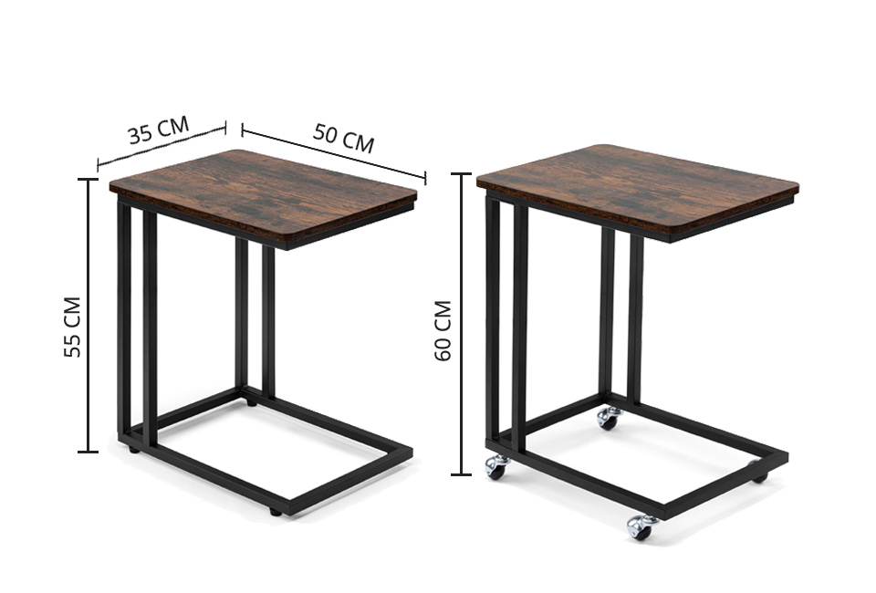 Mobiele bijzettafel